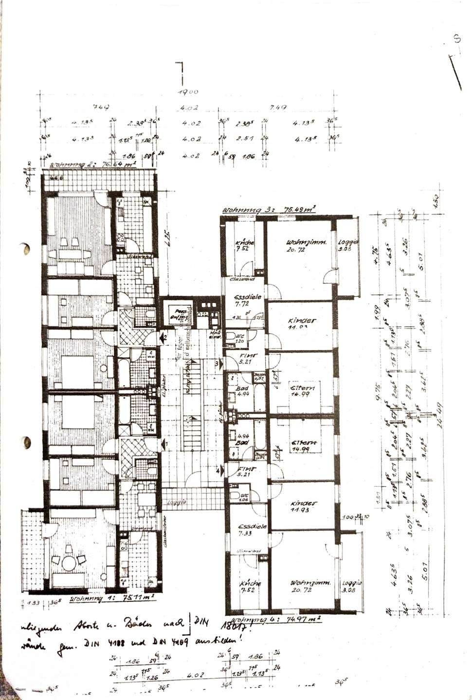  Grundriss Wohnung rechts oben 